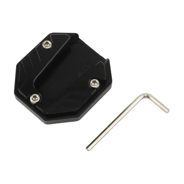 Extensor De Pies Para Motocicleta Soporte Lateral Universal Para Mopeds Y Scooters Base Ampliada Para off Road Modificado CNC Aluminio - 1