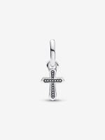 Pandora - Charm Colgante mini with brilliant Cruz de Pandora ME - Plata de Legislación - details 2