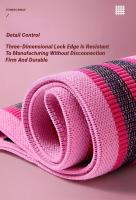 3Pcs Bandas De Resistencia De Tela Para Glúteos Y Piernas Ejercicio De Squat Y Estiramiento Adecuado Para Gimnasio Y Yoga Equipamiento De Fitness - details 12