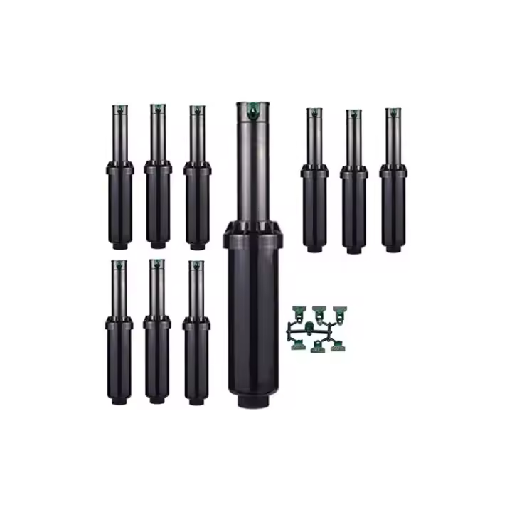 HUNTER Pack 10 Aspersor de Riego Hunter SRM-04 1/2'' | Alcance 4 a 9,4 metros | Aspersor de Turbina ajustable SRM Hunter - 1