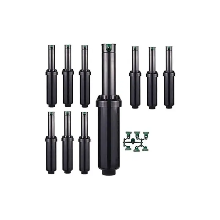 HUNTER Pack 10 Aspersor de Riego Hunter SRM-04 1/2'' | Alcance 4 a 9,4 metros | Aspersor de Turbina ajustable SRM Hunter - 1