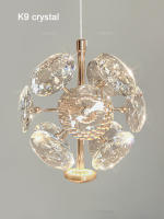 Modern Chandelier De Cristal Puro K9 Pequeño Lámpara De Pared Para Dormitorio Luces Colgantes Para Pasillo Y Barra Decoración Noble - details 7