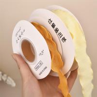 Cinta De Encaje Estilo Coreano En Color Crema De 10 Yardas Para Embalaje De Flores Regalos Cokcake Decoración Hecha a Mano - details 6