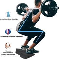 3Pcs/set Bloques De Yoga No Slip Para Ejercicio En La Gimnasio Bloque De Sentadilla Rectangular Ajustable Para Estiramiento De Pies Y Callos - details 1