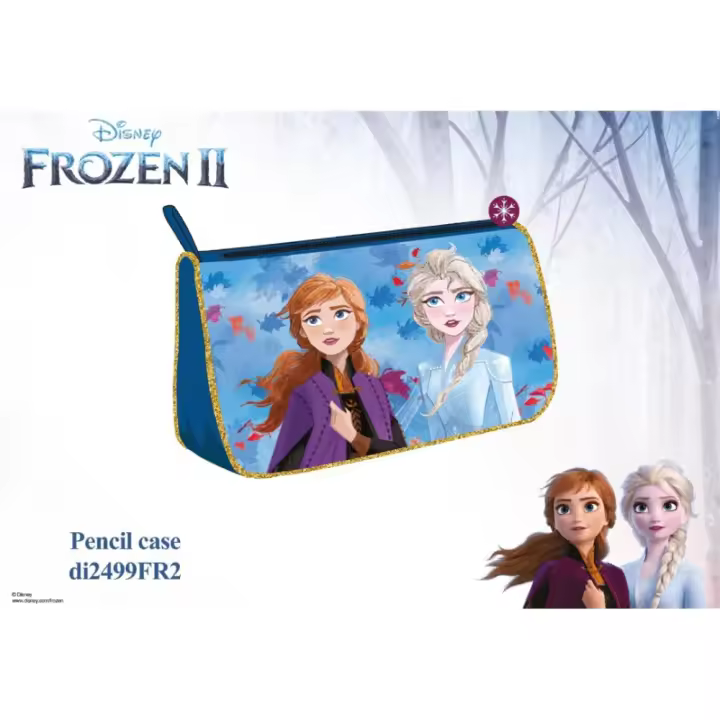Disney Frozen New Import Portatodo 67161 Azul Niña con Estampados y Cremallera - 1