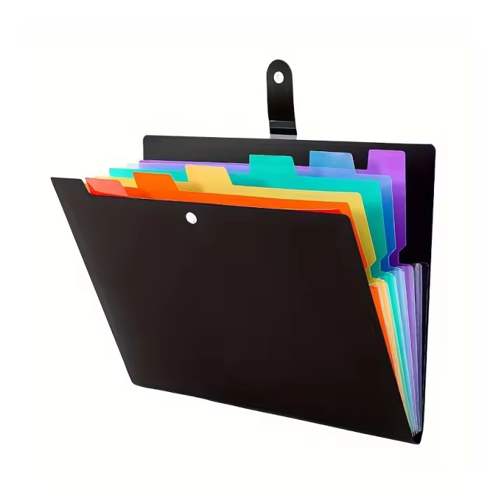 Carpeta De Acordion A4 De Color Organizador De Archivos Ideal Para Escuela Hogar Y Oficina - 1