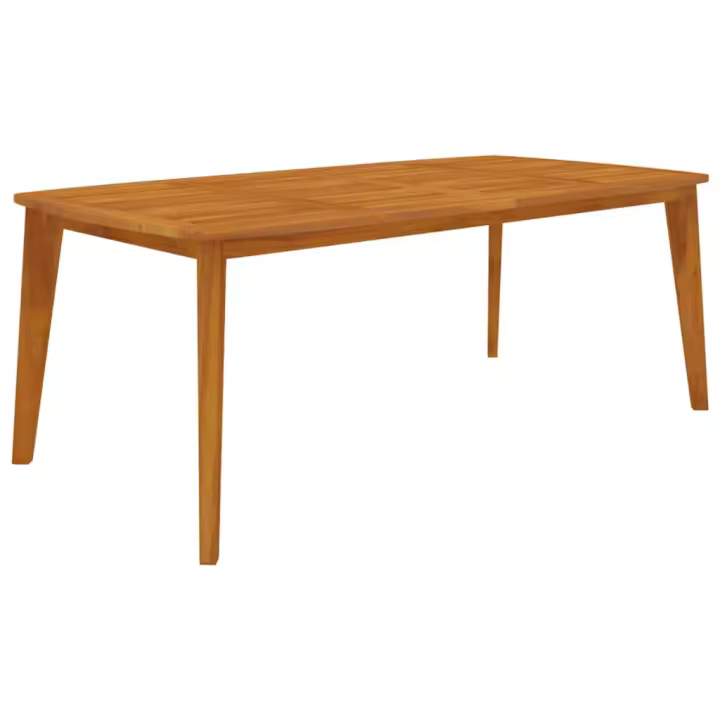 Mesa de Jardín Madera maciza de Acacia 200x100x75 cm - 1