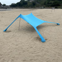 Carpa De Playa Al Aire Libre Refugio Del Sol Para Camping Sombrilla Unipersonal Impermeable Y Antiviento UPF50+ Portátil Para Familia - details 4