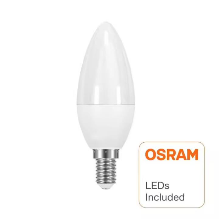 STARLED Bombilla LED Vela 6W E14 C37 180º - OSRAM CHIP DURIS E 2835 - 1