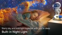 Proyector De Galaxia Con Astronauta Y 13 Piezas De Película Luz Nocturna Para Habitación De Niños Planetario 360° Giratoriolampara De Noche Para Dormitorio - details 8