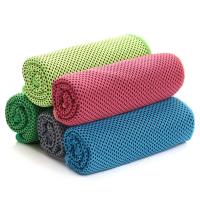 Paquete de 2 Toallas Frescas para yoga, suave y transpirable microfiber, absorber el sudor y se Seca rápidamente, Perfectas para yoga, Gimnasio, golf, Correr, hacer ejercicio y hacer caminatas, simples - details 2