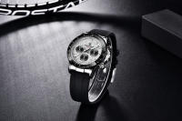 Reloj De Cuarzo PAGANI DESIGN Para Hombre 2023 Marca Top Cronógrafo Deportivo Impermeable Con Correa De Silicona Y Acero Inoxidable Lujo Reloj Con Fecha Y Manos Luminosas - details 8