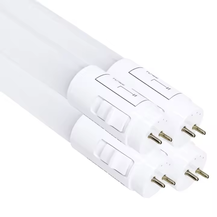LED ATOMANT Pack de 4 tubos LED 60 cm T8 estándar, 9W y 1100 lúmenes por unidad, CCT regulable con selector de color (blanco cálido, neutro y frío), incluye cebadores LED, ideal para sustituir fluorescentes, encendido instantáneo y bajo consumo energético - 1