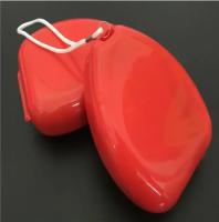 Máscara De Resucitación CPR Con Válvula Unidireccional Para Primeros Auxilios Kit De Supervivencia Al Aire Libre Escudo Facial Rojo Transparente Tamaño 12x10x2.6cm - details 8