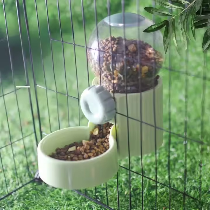 Cacerola Automática Para Mascotas Con Botella De Agua Dispensador De Alimentos Para Perros Y Gatos Caja Colgante Para Pupusas - 1