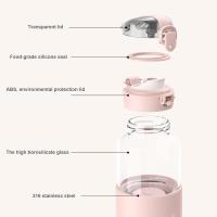 Calentador de agua con leche para bebé, capacidad de 300ml, Control preciso de temperatura, batería integrada, inalámbrico, instantáneo - details 5