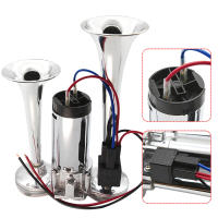 Bocina Eléctrica Para Coche 12V 600db Bocina Doble Super Fuerte Válvula De Solenoide Adecuada Para Coches Barcos Y Camiones - details 4