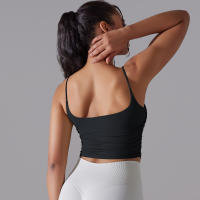 Top De Yoga Para Mujer Fitness Deportivo Push up Cómodo Reversible Brocado Top De Deporte Crop Top Para Gimnasio Y Running - details 14