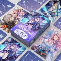 Juego De 60+32 Pcs Tarjetas De Colección Honkai Star Rail Mini Estampados Juguete De Cosplay Para Hobby Y Regalo De Navidad Para Niños - details 1