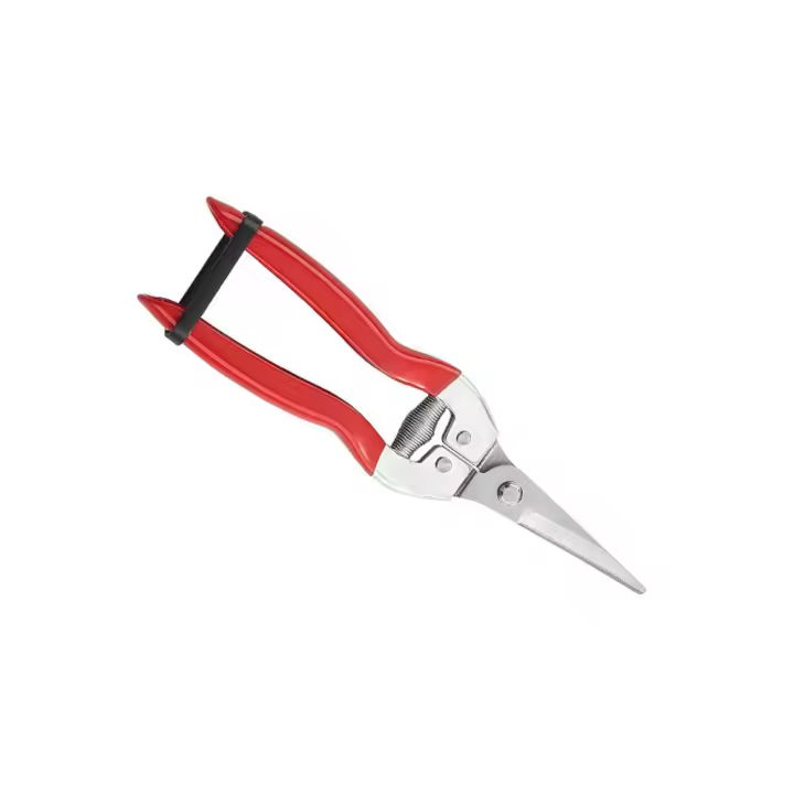 Tijeras De Podar Para Jardín Corta Hojas Y Plantas Acero Inoxidable Antideslizante Mango Cómodo Herramienta De Jardinería Rojas - 1