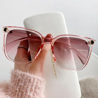 Gafas De Sol Femininas De Moda Diseñador Vintage Cuadradas Polarizadas Tamaños Grandes Con Lentes Gradiente Marca Oculos De Sol - details 1