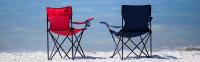 TIENDA EURASIA - Silla Plegable de Camping, 50x50x80 cm, Ideal para Camping o Pesca, Estructura de Acero Resistente, Asiento de Lona Impermeable, Incluye Funda para Transportar - details 1
