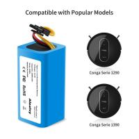 14.4v 2600mAh Battery For Conga Excellence 1390 Robot Vacuum Cleaner - details 1