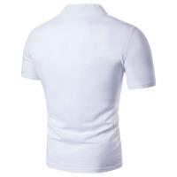 Camiseta De Verano Para Hombre Estampado 3D V Collar Camiseta Deportiva Corta 100% Poliéster Estilo Casual Transpirable - details 5