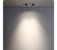 Lámpara De Techo LED Recargada 24W 12W Single/Doble Cabeza Luz De Spot Antigolpeante Para Oficina Hogar Tienda Interior Material Aluminio Fuente De Luz LED - details 8