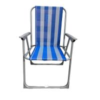 ARISE SHOP-Sillas de playa plegables a rayas azul y blanco ,silla de playa piscina camping.55x56x80cm - details 2
