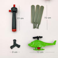 Helicóptero De Línea Pull Juguete Interactivo Educativo Para Niños Juego Al Aire Libre Avión Pequeño Con Cuerda De Arranque - details 4