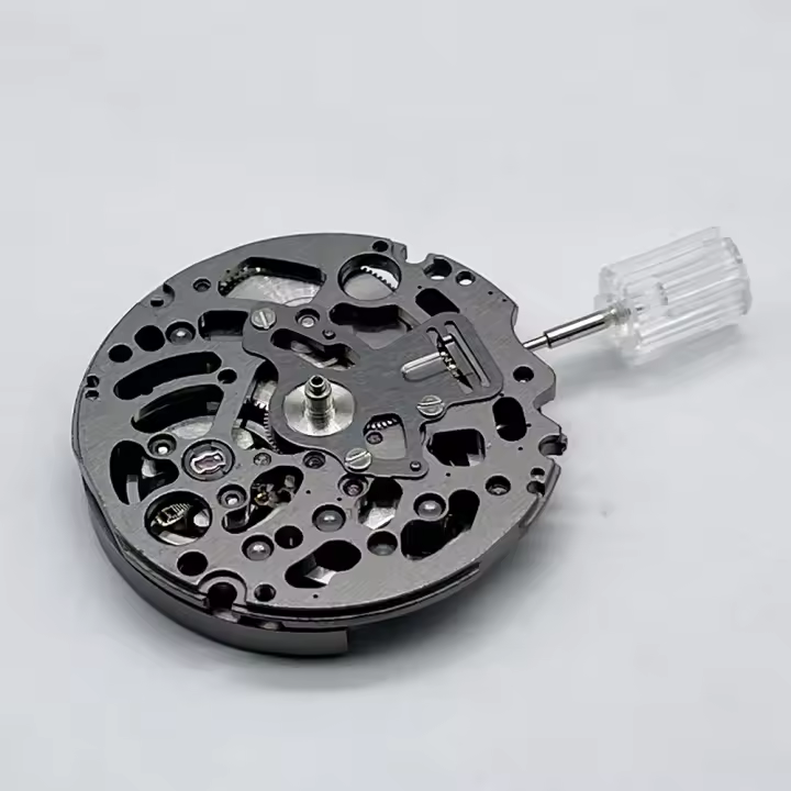 Movimiento Mecánico De Cuarzo Negro Con Esqueleto Auténtico NH72 Para Relojes De Pulsera Precisión Alta 24 Joyas Mecha Mod NH72A - 1