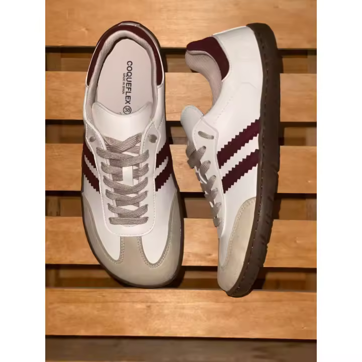 DEPORTIVOS RESPETUOSOS COQUEFLEX VINO BAREFOOT - 1