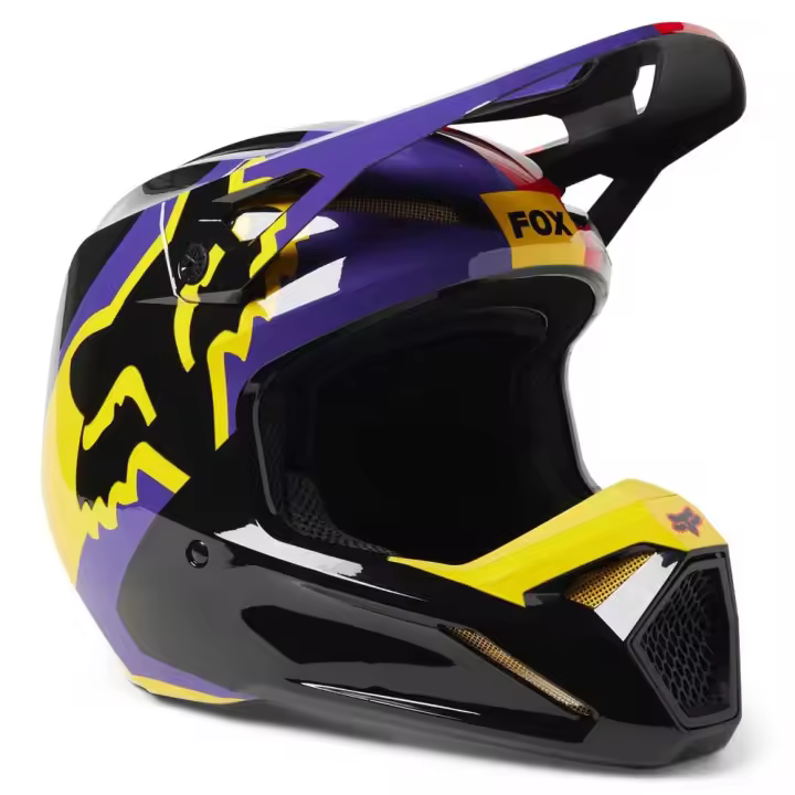 Fox Racing Mx Casco Off-road Para Jóvenes V1 Xpozr - 1