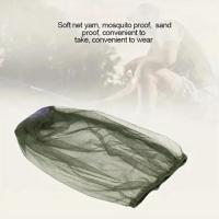 1Pc Gran Y Largo Tela De Malla Suave Duradera Protector Facial Contra Mosquitos Con Agujeros Finos Para Camping Gorra De Pesca - details 8