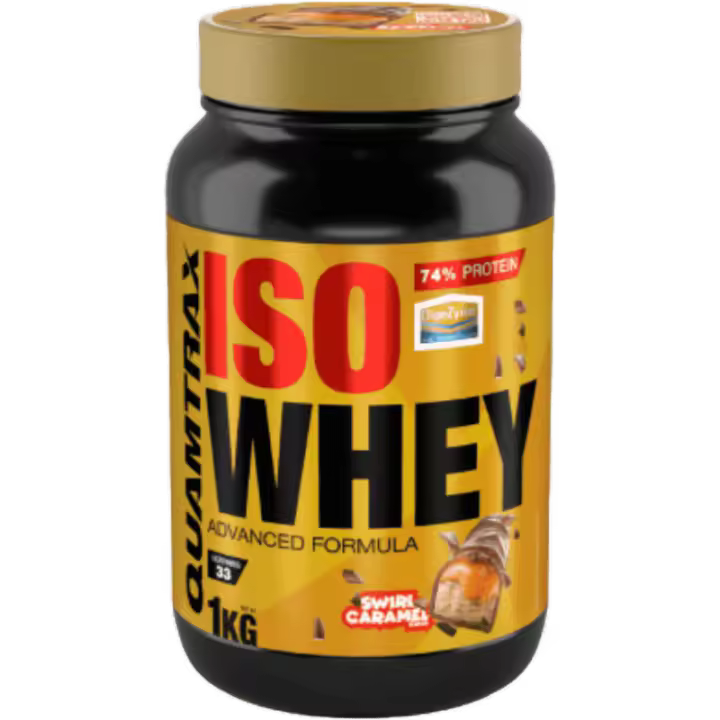 Quamtrax Iso Whey 1kg Swirl Caramel - 1
