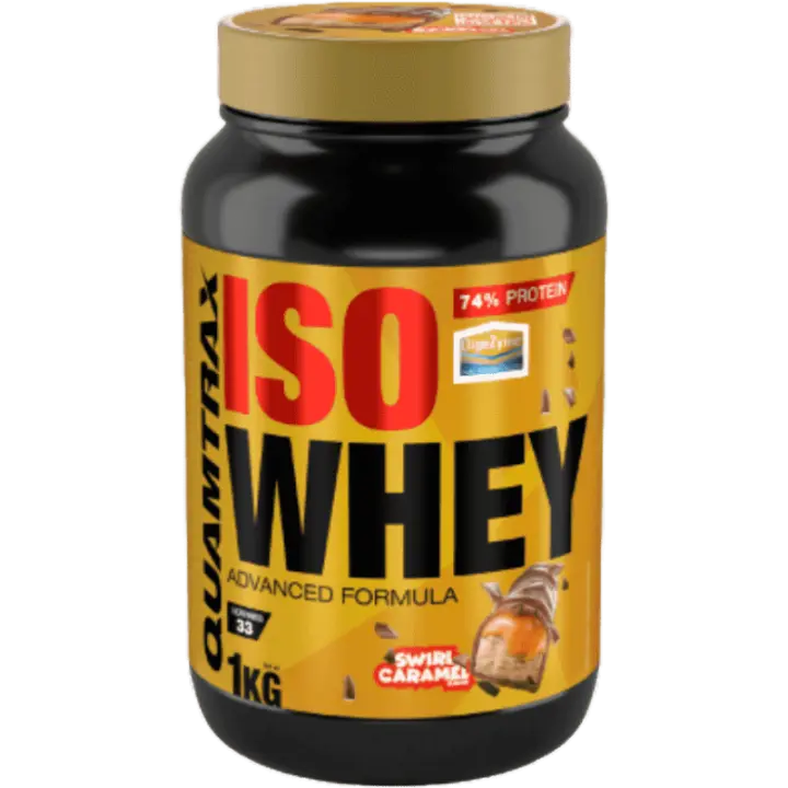 Quamtrax Iso Whey 1kg Swirl Caramel - 1