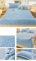 Sábana De Algodón Poliéster Ultra Suave Y Gruesa Resistente a Manchas Para Cama Sala De Estar Dormitorio Decoración De Piso - details 4