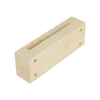 Castañuelas De Madera Bicolor Instrumentos De Percusión Orff Para Niños Juguete Educativo Alta Y Baja Afinación Clapper Cuadrado - details 6