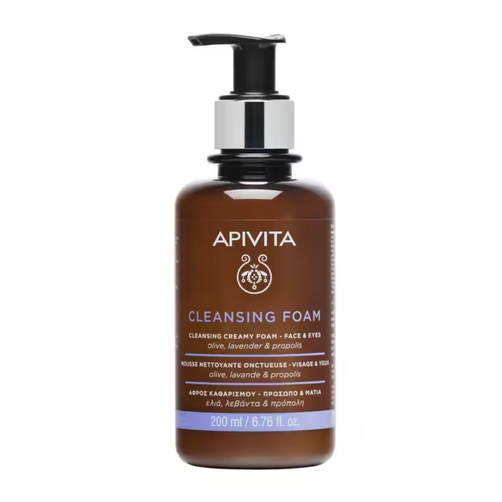 Apivita Crema-Espuma Limpiadora Cara-Ojos 200 ml - 1