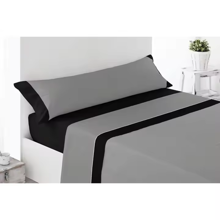 Juego de Sábanas JIMENÉZ HOME Verano Modelo Summer Microfibra Suaves - Bicolor | 3 Piezas - 1
