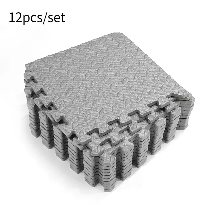 Piso Gimnasio Acolchado Gruesto de Caucho Fácil de Limpiar 【 30x30x1 cm】- Alfom Gym Crossfit y Ejercicios en Casa - Esterilla Fitness Puzzle de Goma - Tatami Mat - 1
