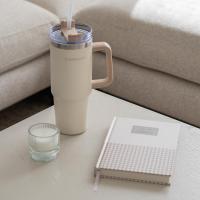 Flamingueo Vaso Termico - Taza Termo Acero Inoxidable Termo Cafe Para Llevar Bebidas Frías 24h y Calientes 10h Botella Termica 0,9 Litros - details 8