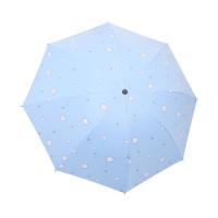 Parasol Portátil De Protección UV Resistente Al Viento Mini Sombrilla Negra Gruesa Para Proteger Del Sol Y Lluvia Móvil Al Aire Libre - details 3