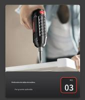 Destornillador Eléctrico Recargable Pequeño Y Potente 4.2V 6Nm 1300mAh 250rpm Sin Batería Set De Destornilladores Para DIY En El Hogar - details 19