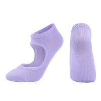 Calcetines De Yoga Para Mujer Algodón Peinado Antideslizantes Para Pilates Fitness Danza Profesional Calcetines Deportivos - details 17