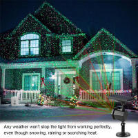 Proyector De Láser LED Inteligente Con Sensor De Movimiento Y Luz Solar Para Exterior Decoración De Jardín Rotativo 360° Impermeable IP65 - details 5