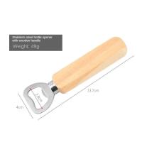 Abrebotellas De Madera Con Manija 1-40PCS Eco-amigable Acero Inoxidable Abrebotellas De Madera Sólida Para Cerveza - details 3