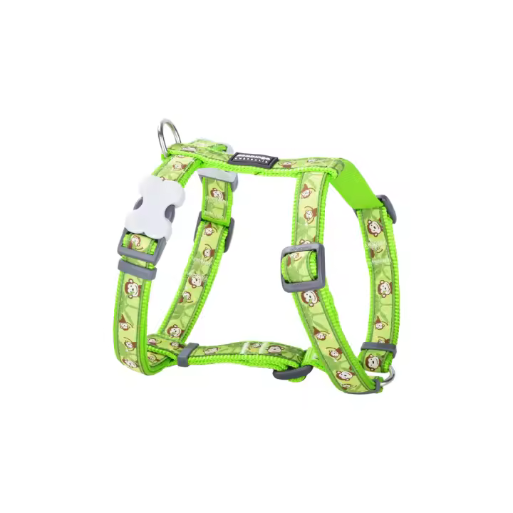 Arnés para Perro Red Dingo STYLE MONKEY LIME GREEN 36-54 cm 30-48 cm - 1