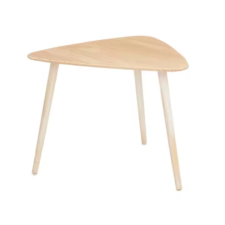 Gift Decor Mesa de Centro Madera 60 X 48 X 64 Cm - Diseño Único - 1